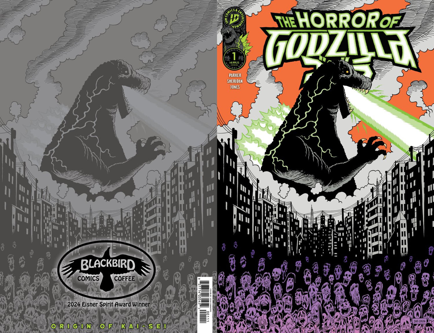 THE HORROR OF GODZILLA KAI-SEI ERA #1 SIMMONS CVR G - BLACKBIRD EXCLUSIVE