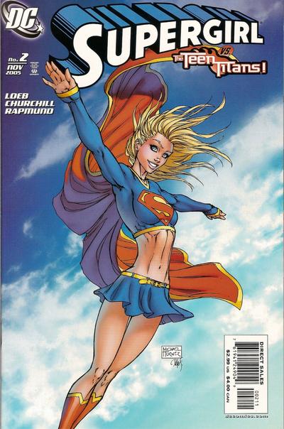 Supergirl 2005 #2 Direct Sales - Michael Turner Cover - back issue - $3.00