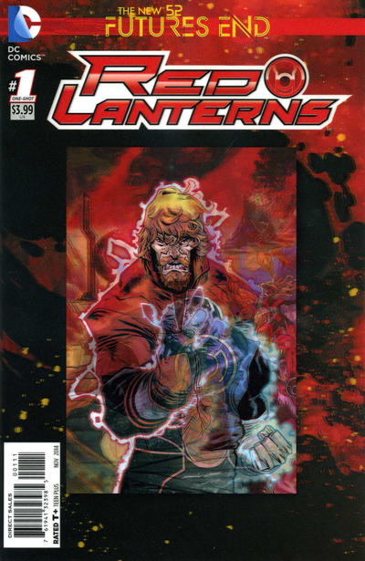 Red Lanterns: Futures End 2014 #1 3-D Motion Cover - back issue - $4.00