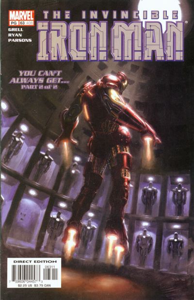 Iron Man 1998 #63 408 Direct Edition - back issue - $3.00