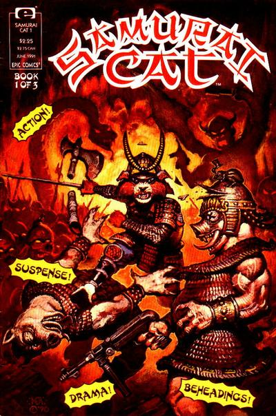 Samurai Cat 1991 #1 - back issue - $3.00