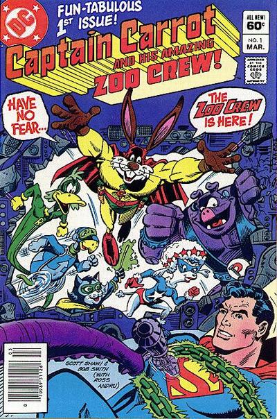 Captain Carrot and His Amazing Zoo Crew! 1982 #1 Newsstand ed. - back issue - $3.00