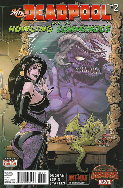 Mrs. Deadpool and the Howling Commandos 2015 #2 - back issue - $4.00