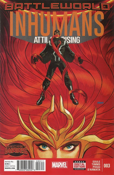 Inhumans Attilan Rising 2015 #3 - back issue - $4.00