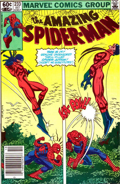 The Amazing Spider-Man 1963 #233 Newsstand ed. - back issue - $5.00