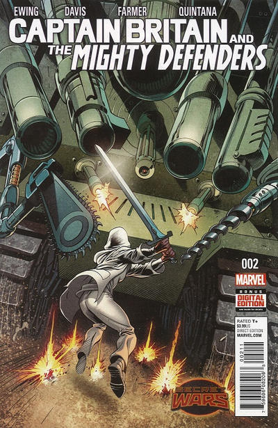 Captain Britain and the Mighty Defenders 2015 #2 - back issue - $4.00