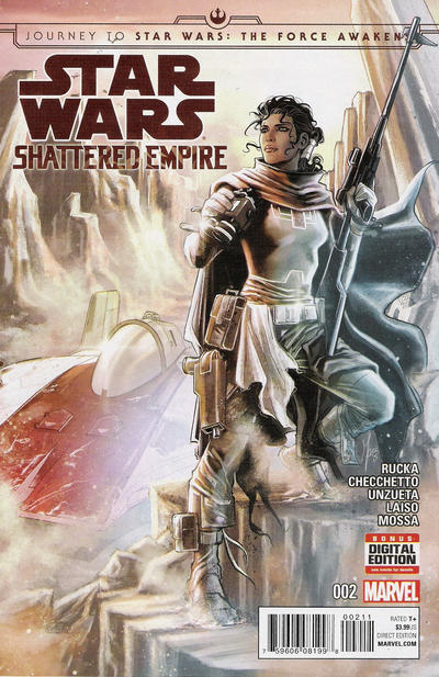 Journey to Star Wars: The Force Awakens - Shattered Empire 2015 #2 Marco Checchetto Cover - back issue - $4.00