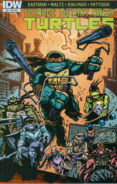 Teenage Mutant Ninja Turtles 2011 #53 Sub Cover - Kevin Eastman - back issue - $4.00