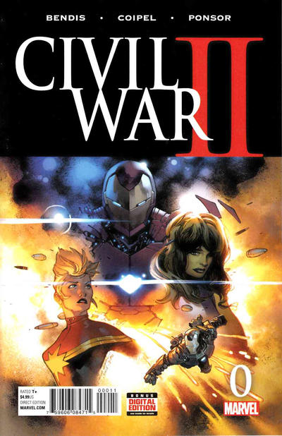 Civil War II 2016 #0 Olivier Coipel - back issue - $5.00