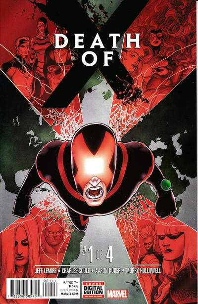 Death of X 2016 #1 Aaron Kuder Cover - back issue - $5.00