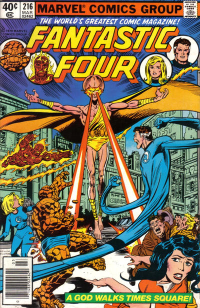 Fantastic Four 1961 #216 Newsstand ed. - back issue - $5.00