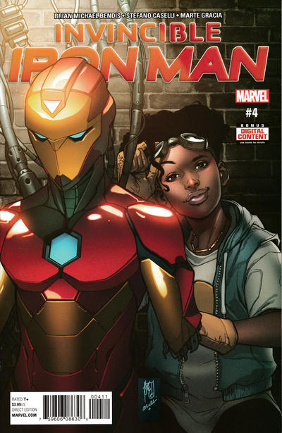 Invincible Iron Man 2017 #4 - back issue - $4.00