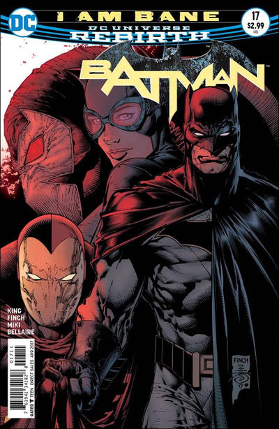 Batman 2016 #17 David Finch Cover - back issue - $4.00