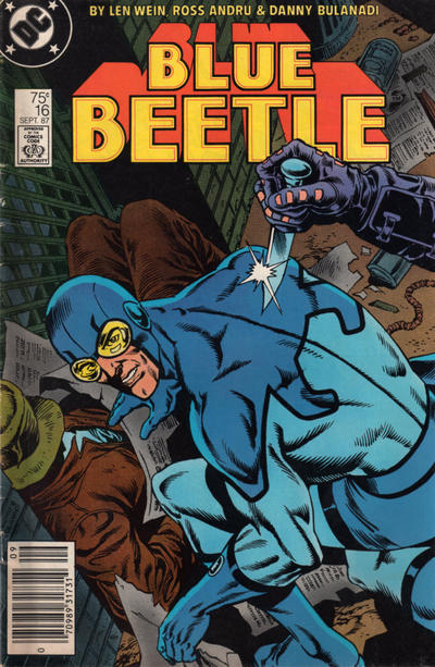 Blue Beetle 1986 #16 Newsstand ed. - back issue - $3.00