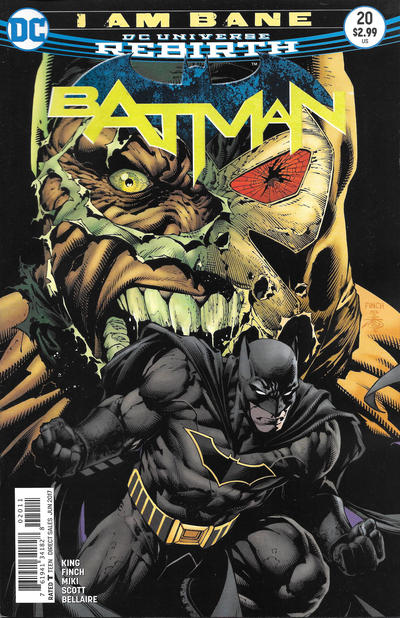 Batman 2016 #20 David Finch Cover - back issue - $4.00