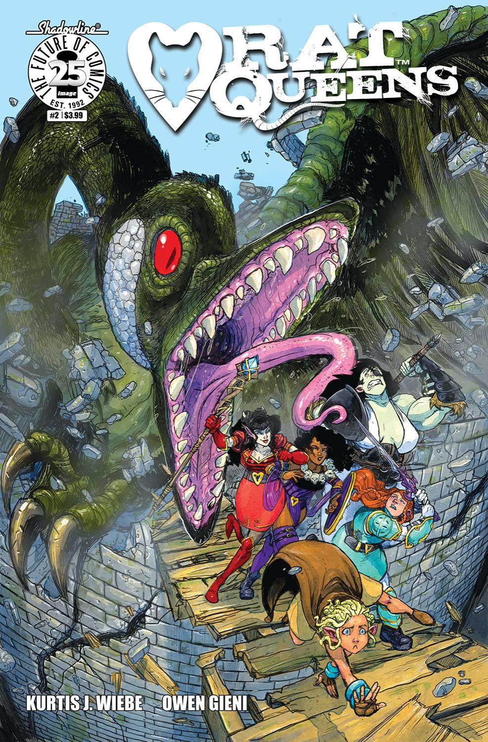 Rat Queens 2017 #2 Cover A - fight - back issue - $4.00