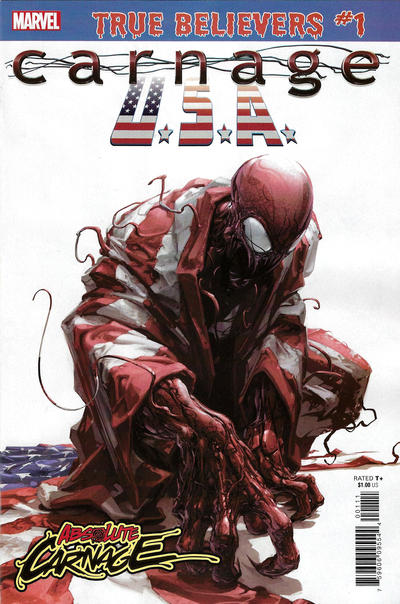 True Believers: Absolute Carnage - Carnage, U.S.A. 2019 #1 - back issue - $3.00