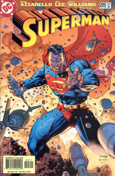 Superman 1987 #205 Jim Lee / Scott Williams Cover - back issue - $3.00