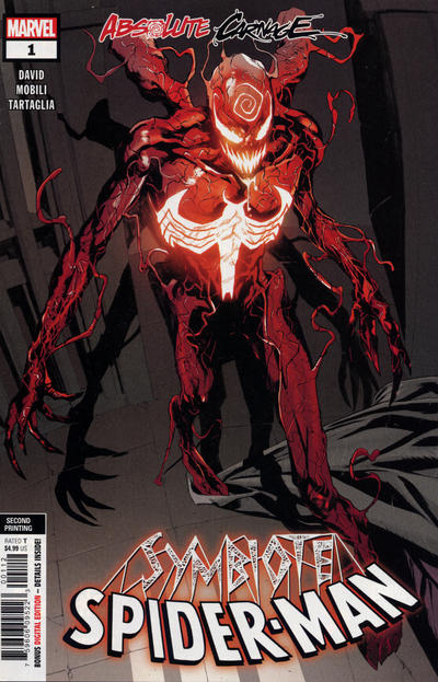 Absolute Carnage: Symbiote Spider-Man 2019 #1 Second Printing - back issue - $5.00
