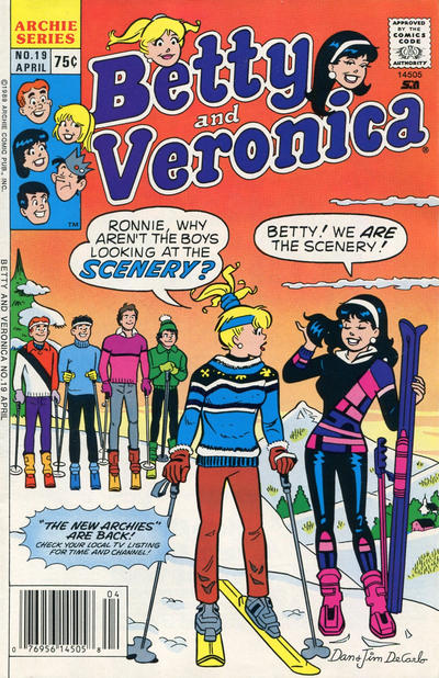 Betty and Veronica 1987 #19 Newsstand ed. - back issue - $5.00