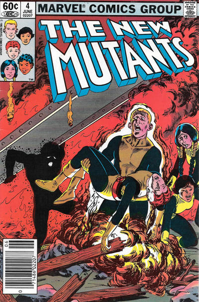 The New Mutants 1983 #4 Newsstand ed. - back issue - $4.00