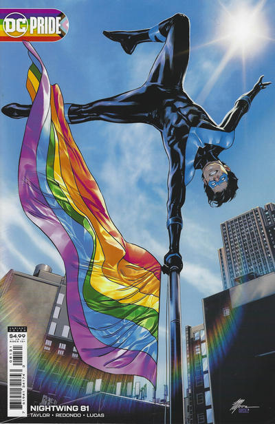 Nightwing 2016 #81 Travis Moore DC Pride Cardstock Variant Cover - No Condition Defined - $20.00