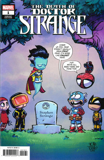 Death of Doctor Strange 2021 #1 Skottie Young Cover - back issue - $5.00