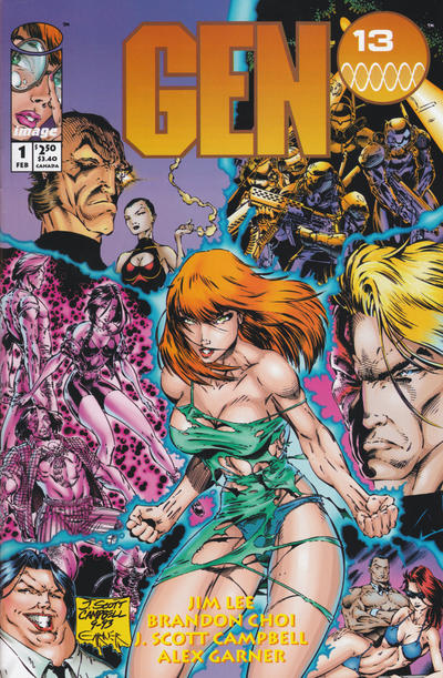 Gen 13 1994 #1 Direct ed. - back issue - $8.00