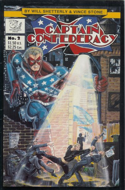 Captain Confederacy 1986 #2 - back issue - $3.00