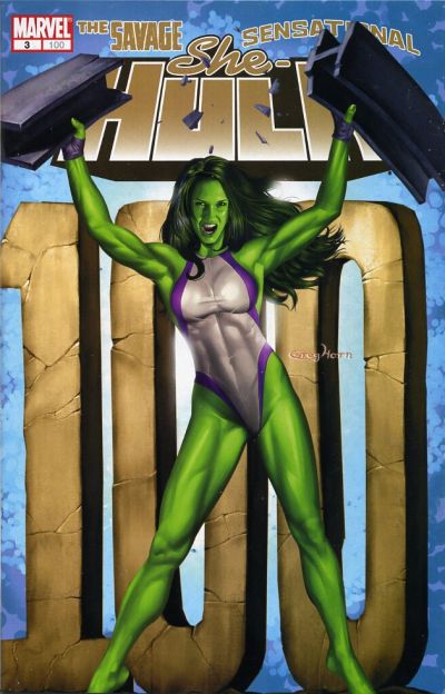 She-Hulk 2005 #3 100 - back issue - $4.00