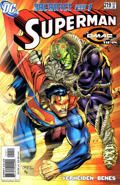 Superman 1987 #219 Direct Sales - back issue - $3.00