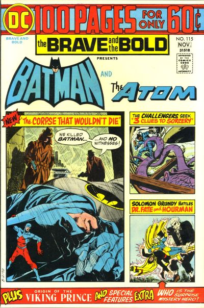 The Brave and the Bold 1955 #115 - back issue - $5.00