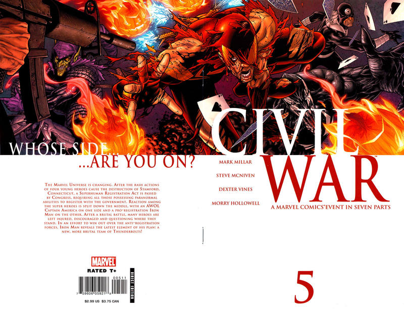 Civil War 2006 #5 Standard Cover - back issue - $5.00