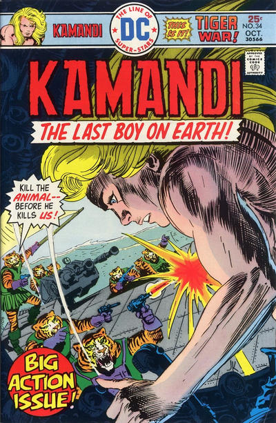 Kamandi, the Last Boy on Earth 1972 #34 - No Condition Defined - $4.00