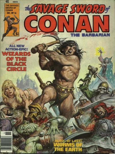 The Savage Sword of Conan 1974 #16 - back issue - $8.00
