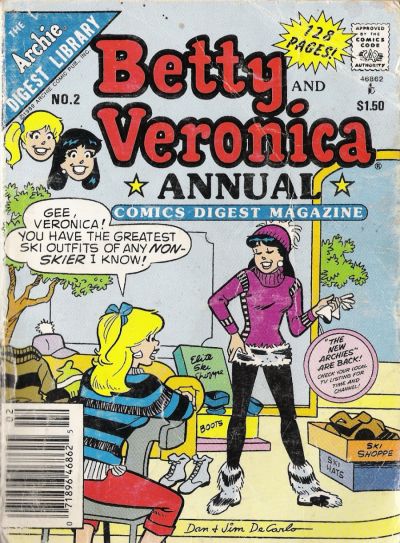 Betty and Veronica Annual Digest Magazine 1989 #2 - back issue - $0.50
