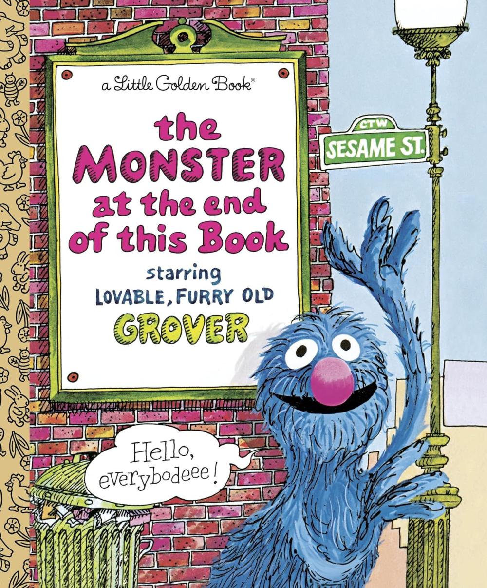 THE MONSTER AT THE END OF THIS BOOK - LITTLE GOLDEN BOOK - LGB