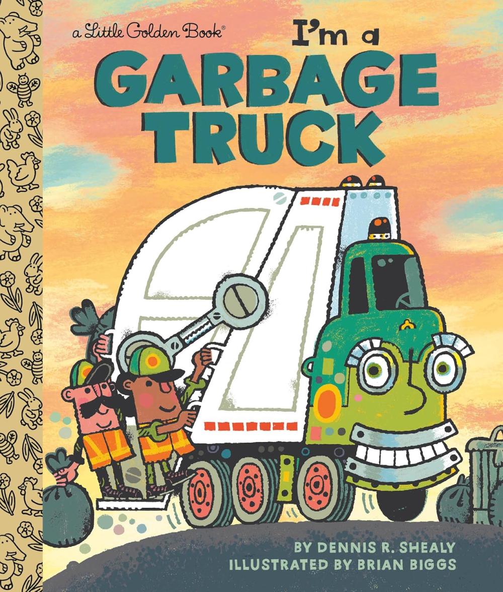 I'M A GARBAGE TRUCK - LITTLE GOLDEN BOOK - LGB
