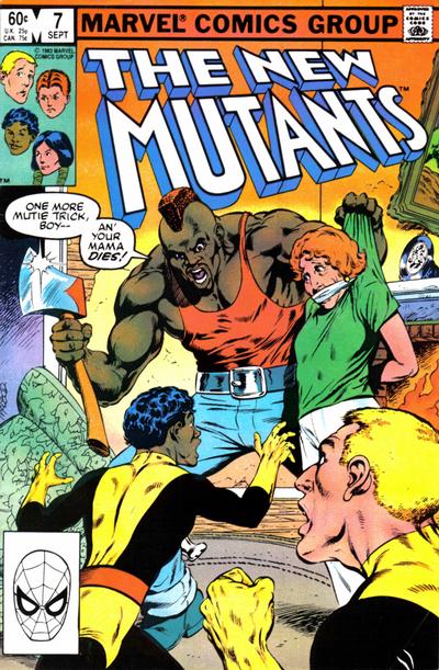 The New Mutants 1983 #7 Direct ed. - back issue - $4.00