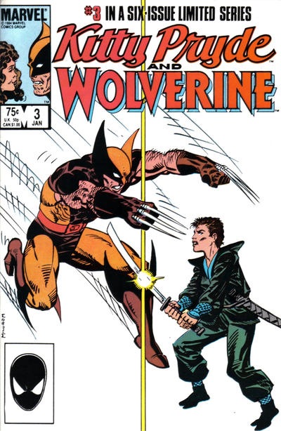 Kitty Pryde and Wolverine 1984 #3 Direct ed. - back issue - $4.00