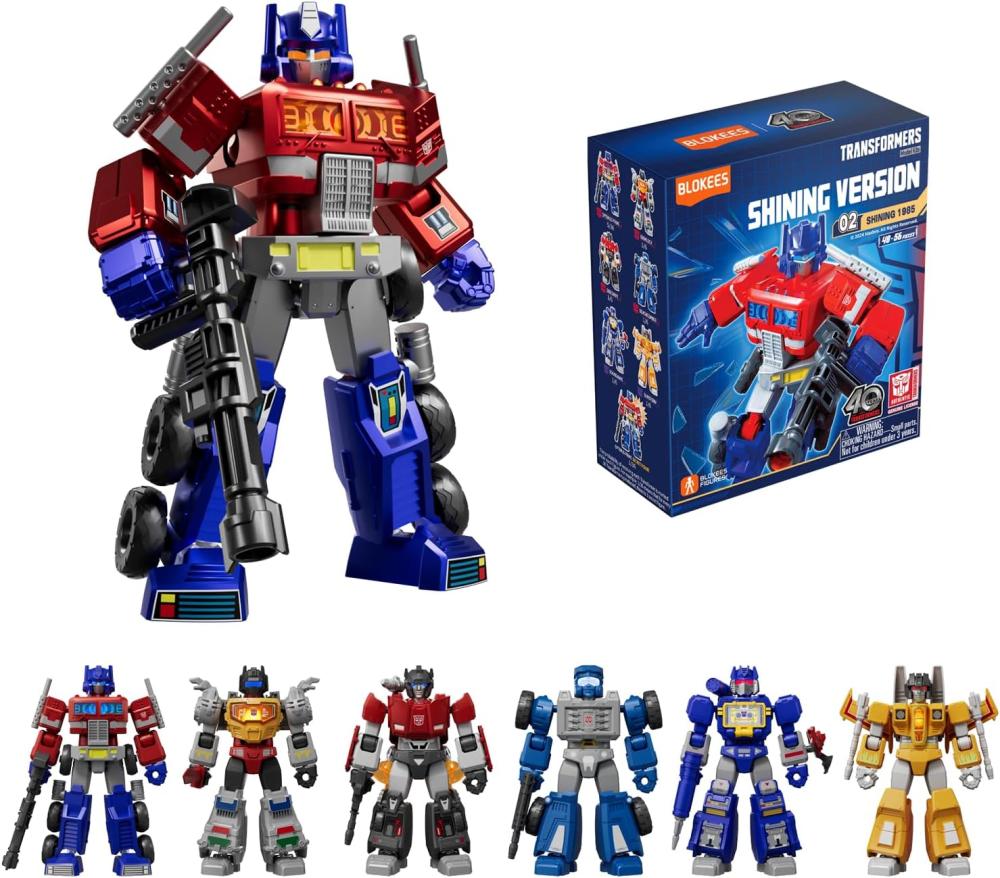 BLOKEES TRANSFORMERS - SHINY VERSION - 02 SHINING 1985 - 6PC BMB SINGLE BOX
