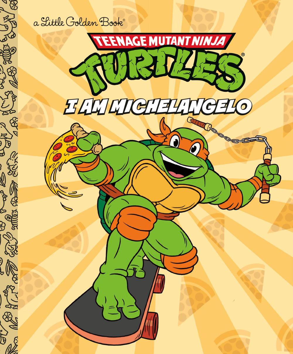 LGB - I AM MICHELANGELO TEENAGE MUTANT NINJA TURTLES - LITTLE GOLDEN