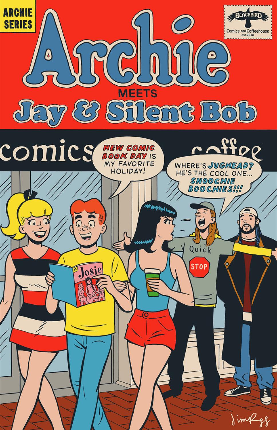 ARCHIE MEETS JAY AND SILENT BOB #1 ONE SHOT - BLACKBIRD EXCLUSIVE - JIM RUGG CVR K