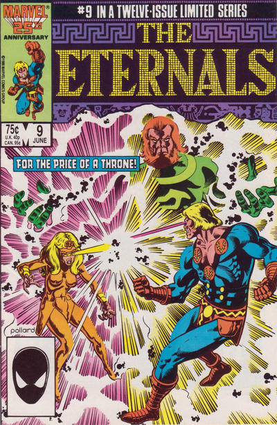 Eternals 1985 #9 Direct ed. - back issue - $3.00