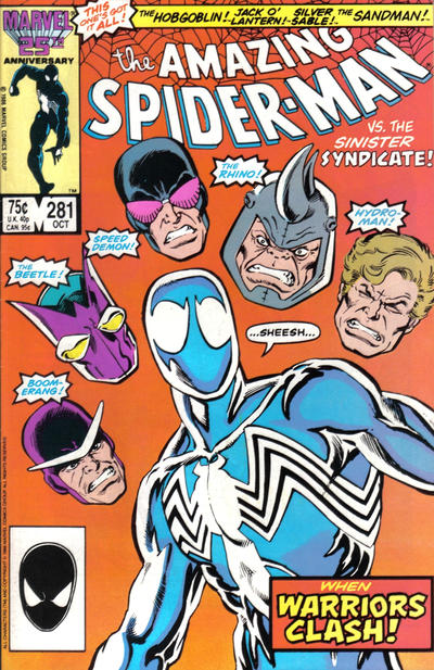 The Amazing Spider-Man 1963 #281 Direct ed. - back issue - $5.00