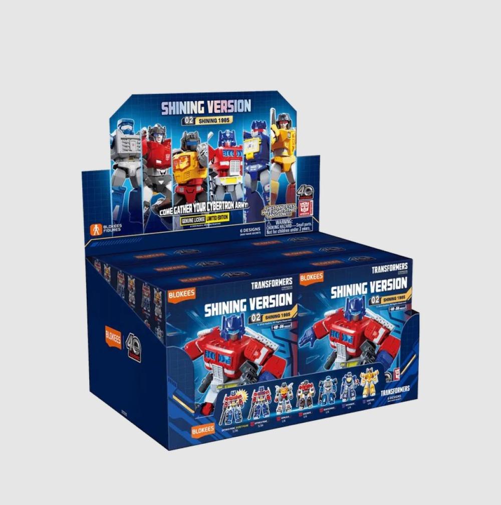 BLOKEES TRANSFORMERS - SHINY VERSION - 02 SHINING 1985 - 6PC BMB SEALED CASE
