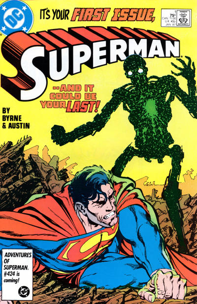 Superman 1987 #1 Direct ed. - No Condition Defined - $3.00