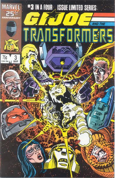 G.I. Joe and the Transformers 1987 #3 Direct ed. - back issue - $5.00