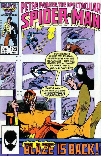 The Spectacular Spider-Man 1976 #123 Direct ed. - back issue - $3.00