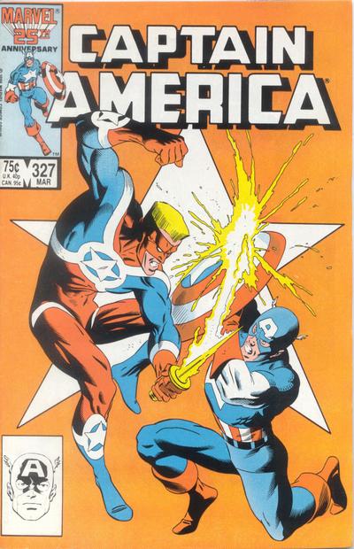 Captain America 1968 #327 Direct ed. - back issue - $6.00